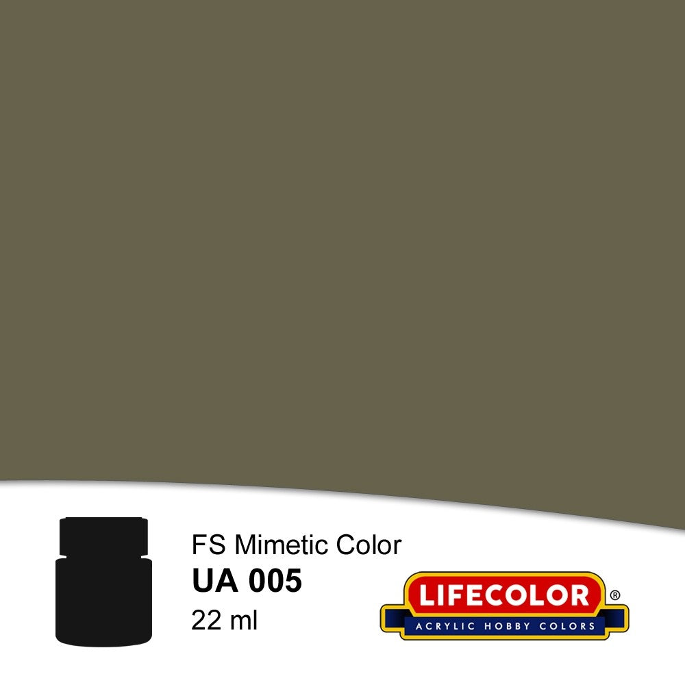 Lifecolor 5 Olive Drab 1941 FS34088 Acrylic (22ml Bottle)