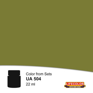 Lifecolor 504 Grey RLM02 Acrylic for CS6 German WWII Luftwaffe (22ml Bottle)