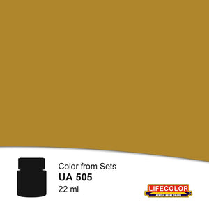 Lifecolor 505 Sand Yellow RLM79 Acrylic for CS6 German WWII Luftwaffe (22ml Bottle)