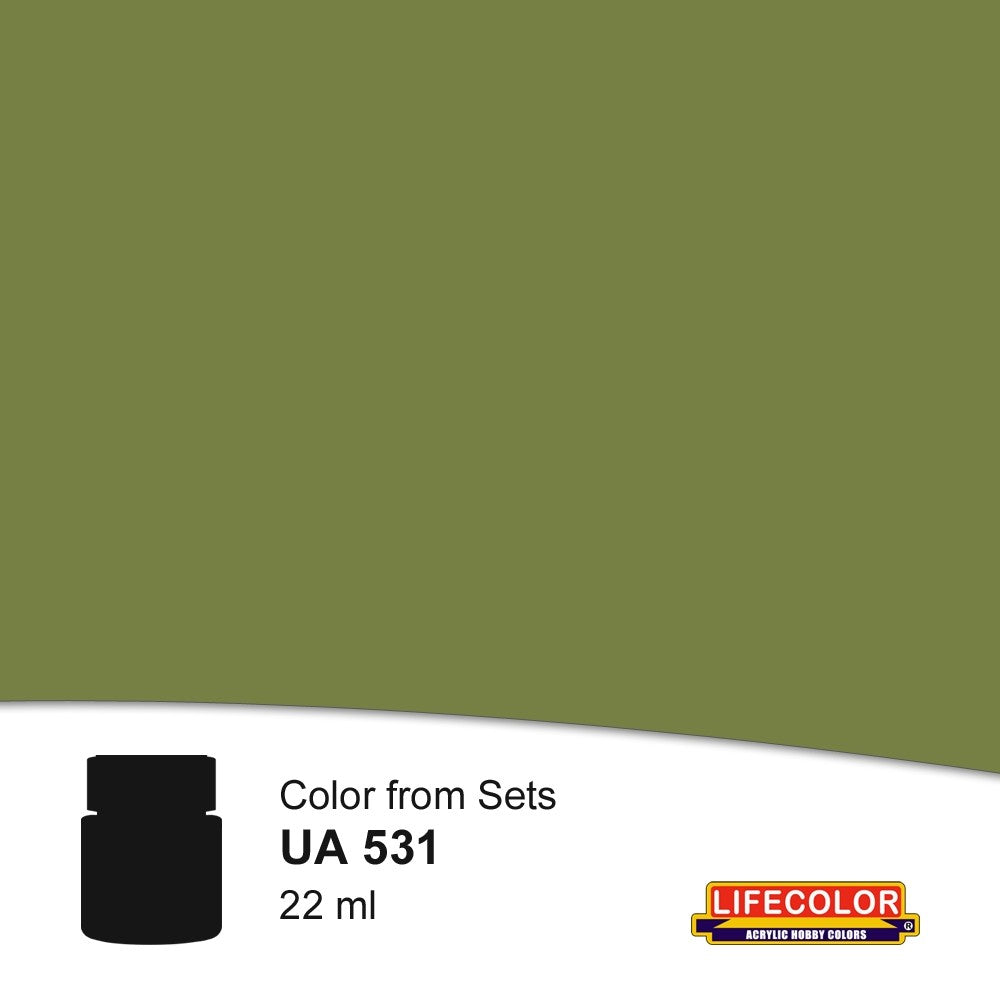 Lifecolor 531 Dark Green FS34079 Acrylic for XS7 Italian Modern AF (22ml Bottle)