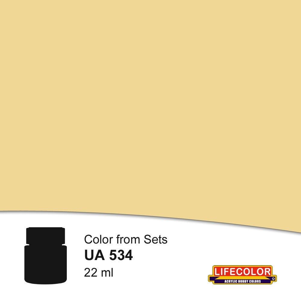 Lifecolor 534 Desert Storm Sand FS33448 Acrylic for XS7 Italian Modern AF (22ml Bottle)