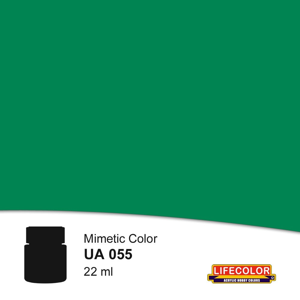 Lifecolor 55 Bright Green RLM25 FS24115 Acrylic (22ml Bottle) (D)