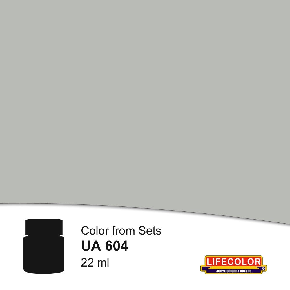 Lifecolor 604 Medium Grey DKM51 Acrylic for CS9 German WWII Kriegsmarine (22ml Bottle)