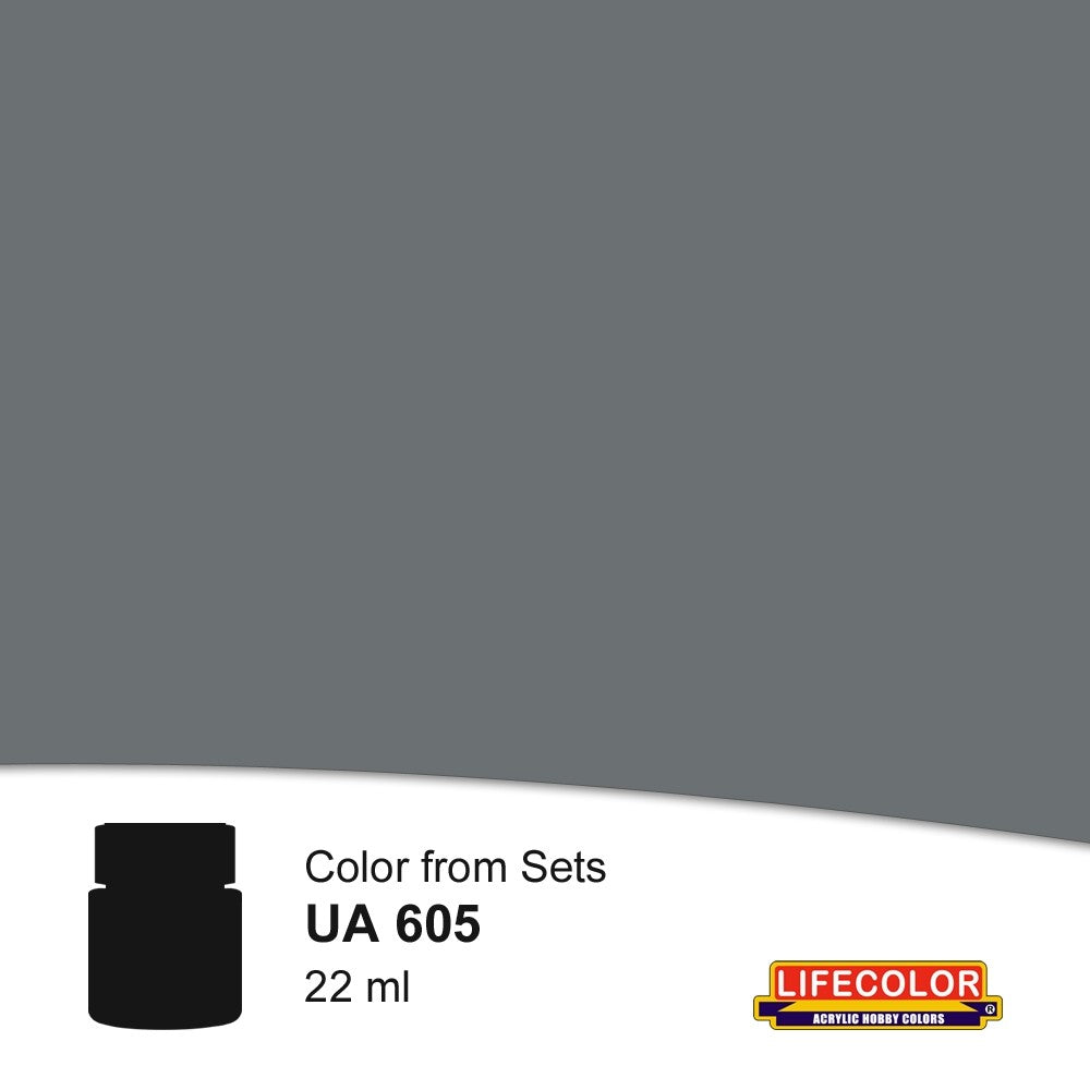 Lifecolor 605 Dark Grey Acrylic for CS9 German WWII Kriegsmarine (22ml Bottle)