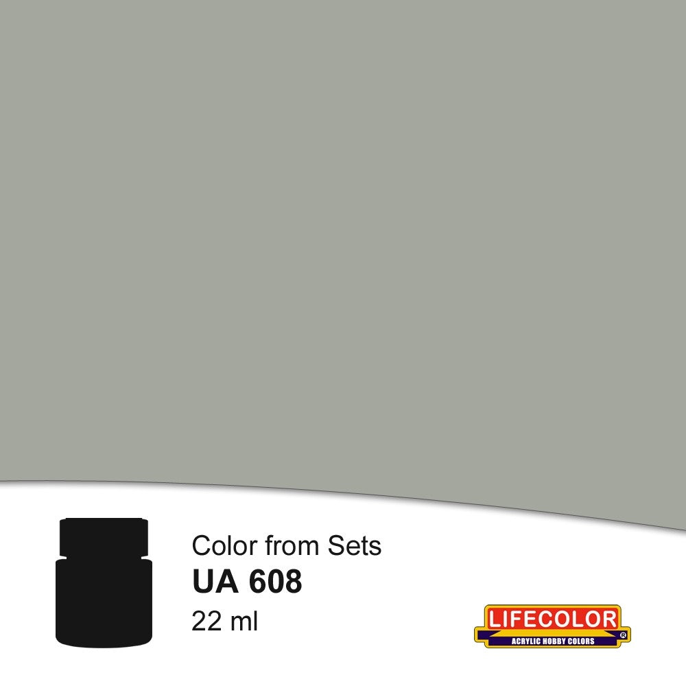 Lifecolor 608 Mud Grey 58 Acrylic for CS12 German WWII Kriegsmarine (22ml Bottle)