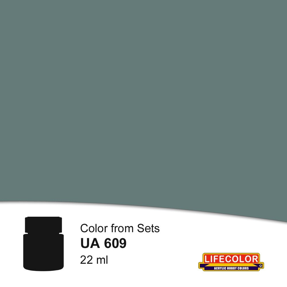 Lifecolor 609 Blue Grey 58-1 Acrylic for CS12 German WWII Kriegsmarine (22ml Bottle)