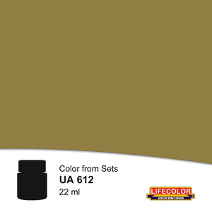 Lifecolor 612 Faded Tar Varnish Acrylic for CS12 German WWII Kriegsmarine (22ml Bottle)