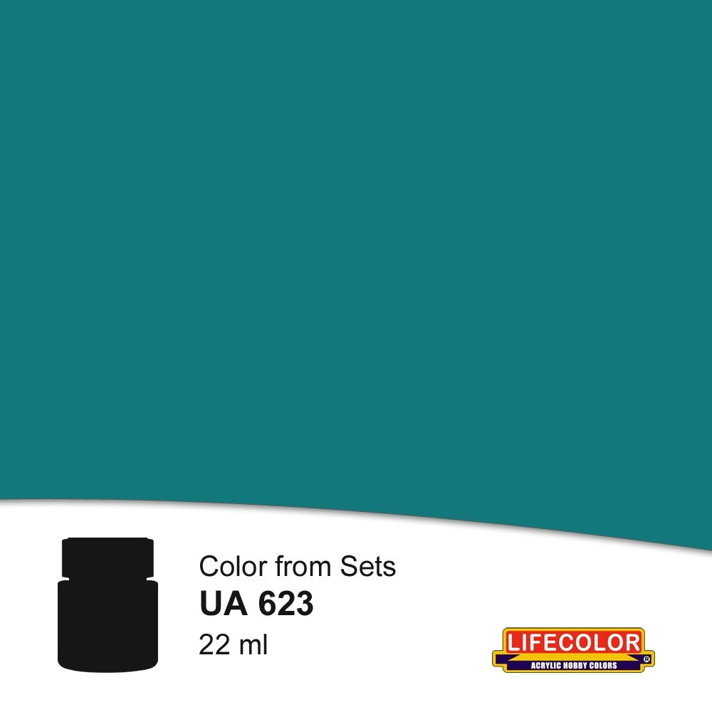 Lifecolor 623 Sea Blue Acrylic for CS24 USN WWII (22ml Bottle)
