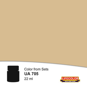 Lifecolor 705 Dust Type 1 Acrylic for CS10 Weathering (22ml Bottle)