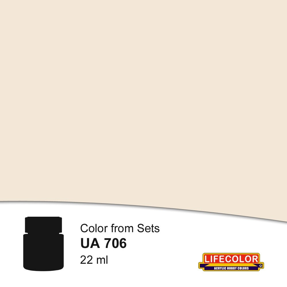 Lifecolor 706 Dust Type 2 Acrylic for CS10 Weathering (22ml Bottle)