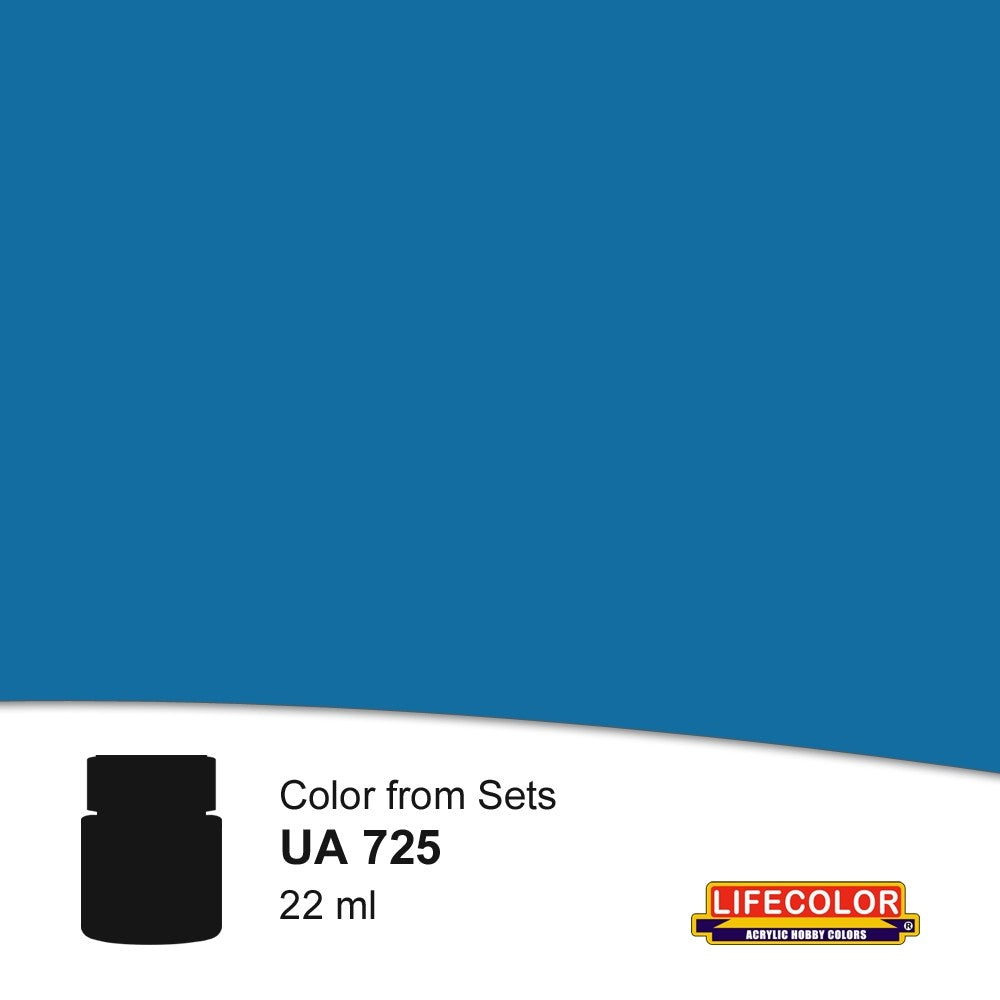 Lifecolor 725 Gun Blue Acrylic for CS26 Guns & Weapons (22ml Bottle)