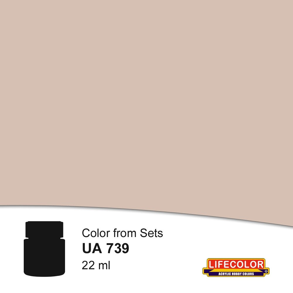 Lifecolor 739 Broken Plaster Acrylic for CS31 Debris Rubble (22ml Bottle) (D)