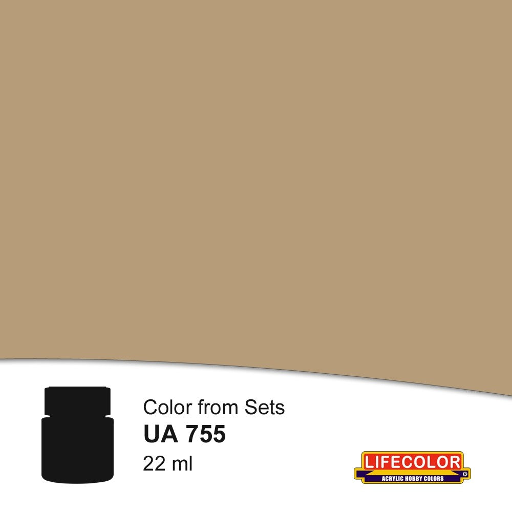 Lifecolor 755 Worn Out Hemp Acrylic for CS28 Ropes & Traps (22ml Bottle) (D)