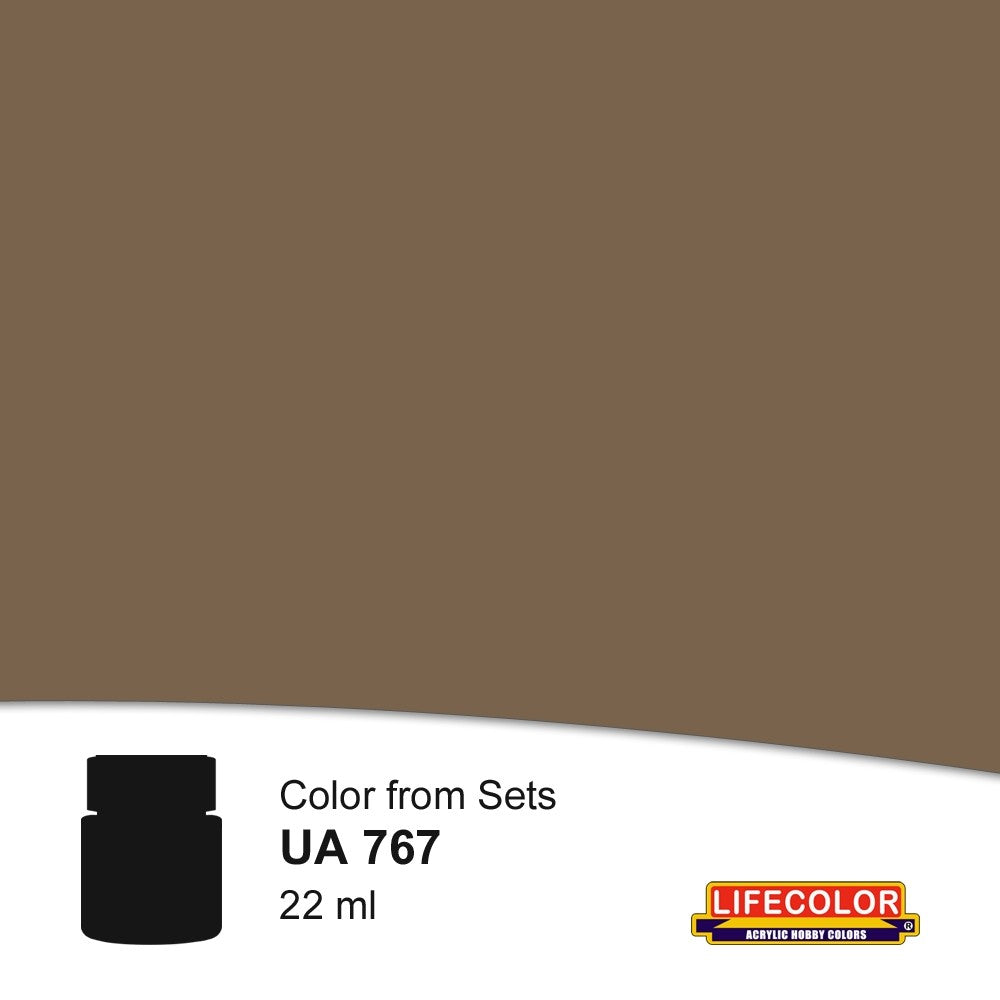 Lifecolor 767 Leather Cold Light Shade 1 Acrylic for CS30 Leather Diorama (22ml Bottle) (D)