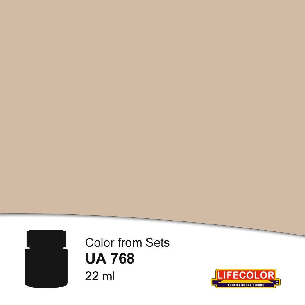 Lifecolor 768 Leather Cold Light Shade 2 Acrylic for CS30 Leather Diorama (22ml Bottle) (D)