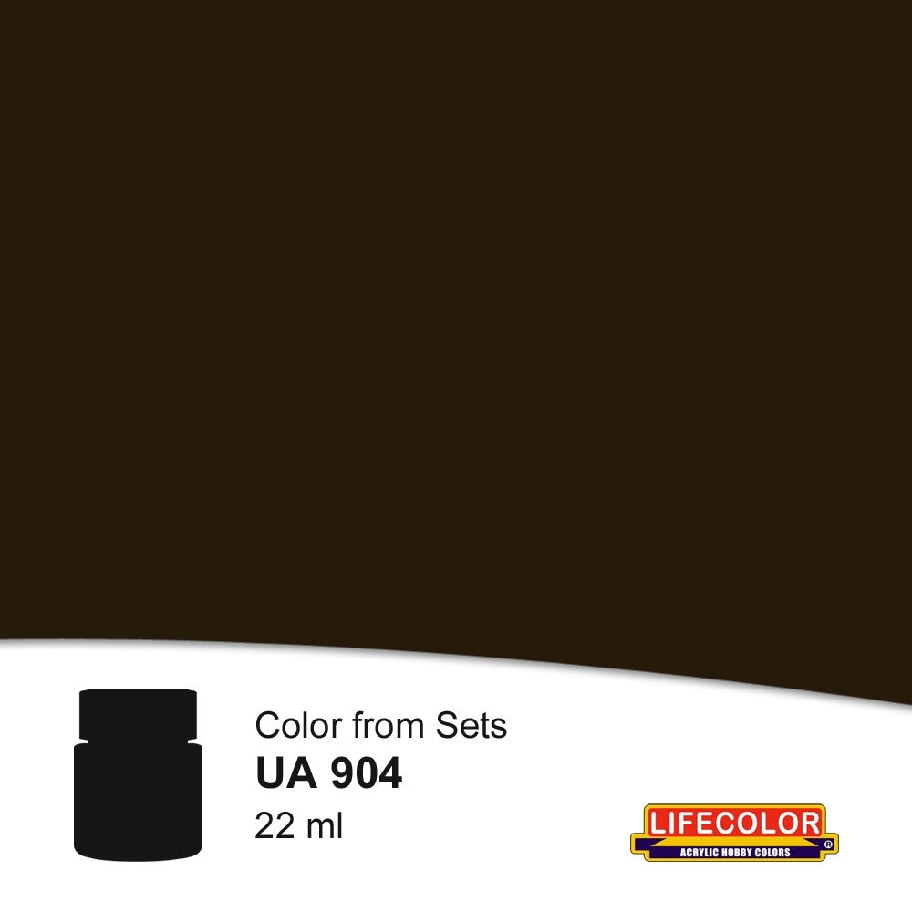 Lifecolor 904 Rubber Track Acrylic for SPG1 Track Weathering (22ml Bottle) (D)