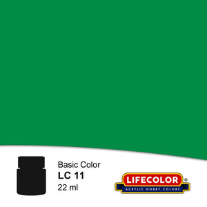 Lifecolor LC11 Matt Light Green Acrylic (22ml Bottle)
