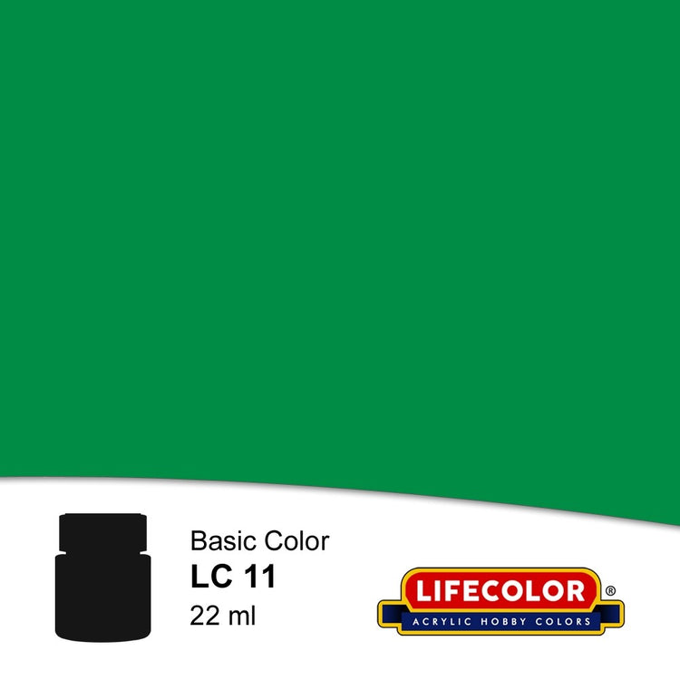 Lifecolor LC11 Matt Light Green Acrylic (22ml Bottle)