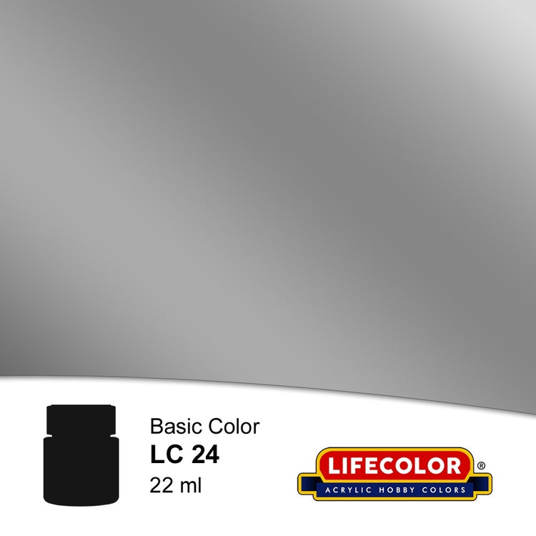 Lifecolor LC24 Matt Natural Metal FS37178 Acrylic (22ml Bottle)