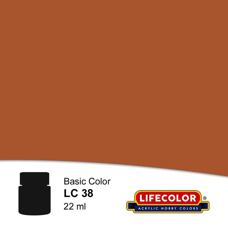 Lifecolor LC38 Matt Rust 2 FS32169 Acrylic (22ml Bottle)