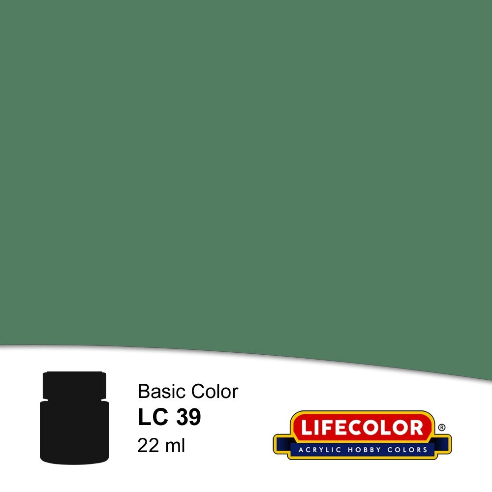 Lifecolor LC39 Matt Artillery Green FS34172 Acrylic (22ml Bottle)