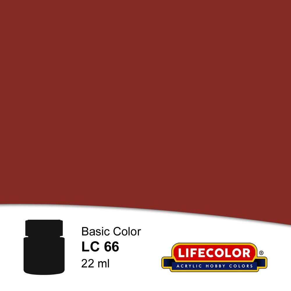 Lifecolor LC66 Gloss Raw Sienna FS10076 Acrylic (22ml Bottle)