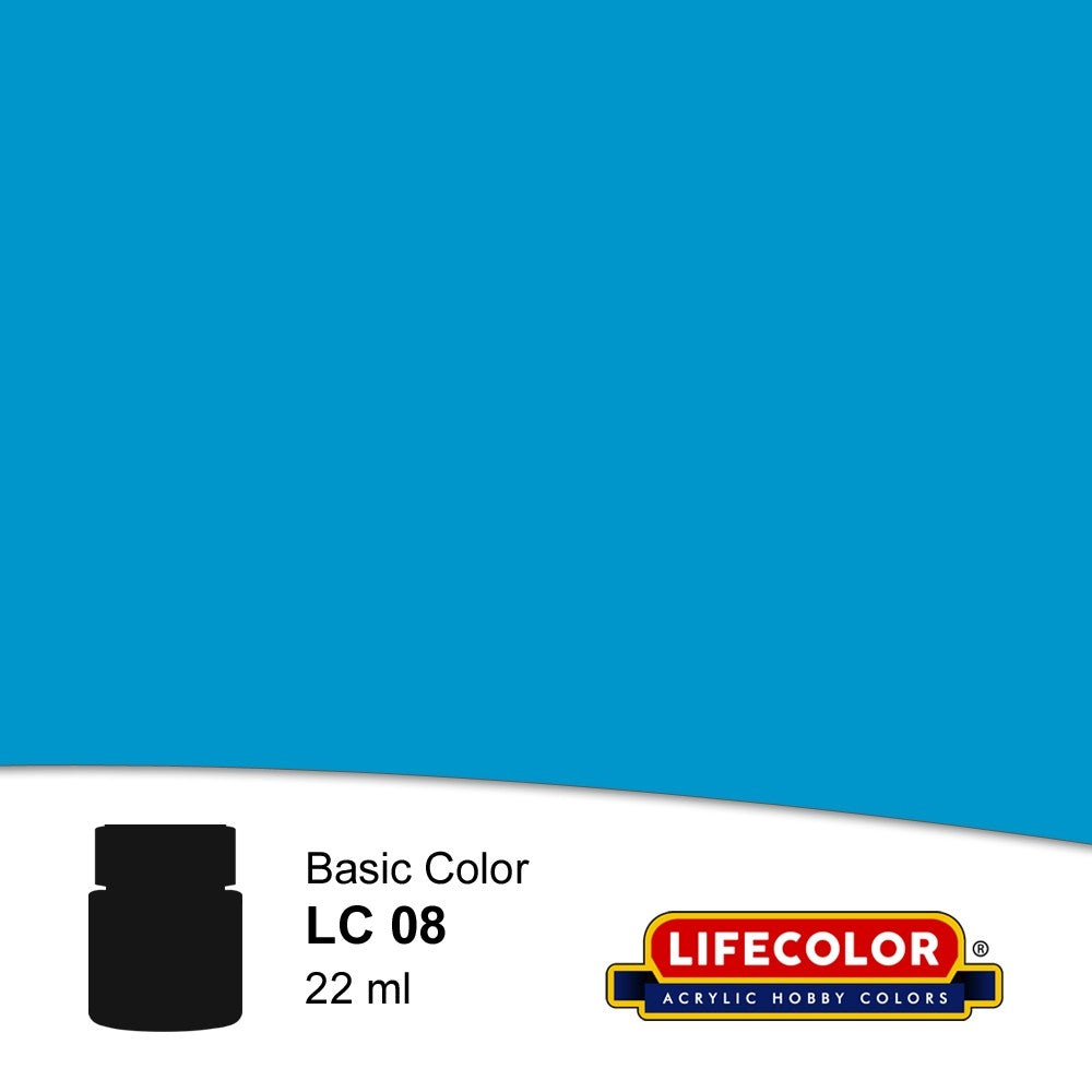 Lifecolor LC8 Matt Pale Blue FS35182 Acrylic (22ml Bottle)