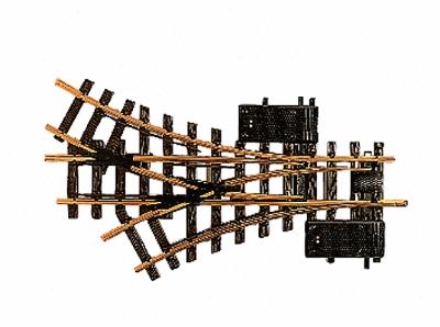 LGB 12360 G Scale Electric Turnout - R1 - 30 Degrees -- Three-Way (Diameter: 4'3" 130cm)