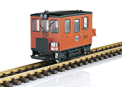 LGB 20060 G Scale Powered Speeder - Standard DC -- White Pass & Yukon #2019 (orange, black)