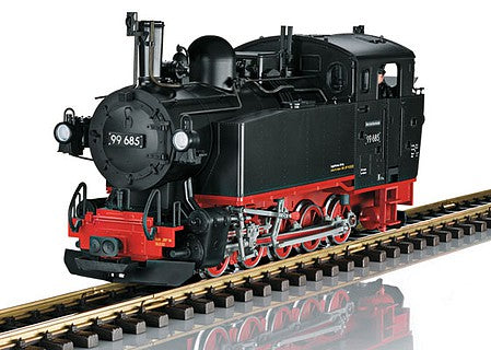 LGB 20482 G Scale Class 99.6 Vl K 0-10-0 - Sound and DCC -- German State Railway 99 685 (Era III, black, red,LGB 50th Anniversary Editi