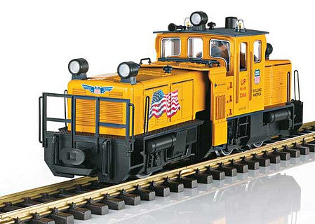 LGB 21671 G Scale Track Cleaning Locomotive - Sound and DCC -- Orange, Black