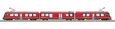 LGB 22225 G Scale Allegra Triebzug Class ABe 8/12 3-Unit Electric w/Sound & DCC -- Rhaetian Railway RhB (Era VI, red, silver)