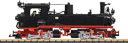 LGB 26844 G Scale Meyer Class IVK 0-4-4-0T - Sound and DCC -- German State Railroad DR 99 1568-7 (Pressnitz Museum, Era VI 2019, black, re