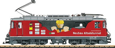 LGB 28441 G Scale Class Ge 4/4 II Electric w/Sound & DCC -- Rhaetian Railway RhB (Era VI, red, silver, Albula Tunnel Commemorative)