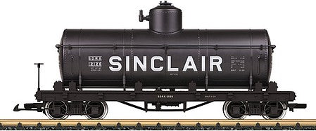 LGB 40811 G Scale Wood-Frame Tank Car - Ready to Run -- Sinclair SDRX (black)