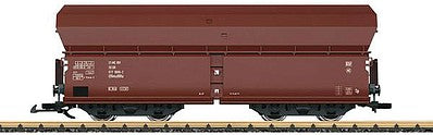 LGB 40982 G Scale Type OOtu Hopper - Ready to Run -- German State Railroad DB #1 (Era III, Boxcar Red)