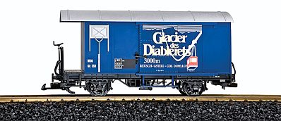 LGB 41284 G Scale Montreux-Berner Oberland-Bahn MOB Type GK 503 Reefer - Ready to Run -- Glacier des Diablerets (Era IV-V, blue)