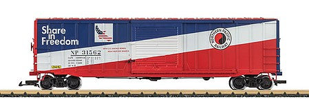 LGB 42937 G Scale Steel Boxcar - Ready to Run -- Northern Pacific
