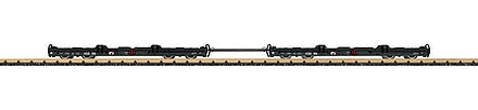 LGB 49181 G Scale Type Rf4 Roller Cars - Ready to Run -- Harzquer Railroad HSB (Era VI, black)