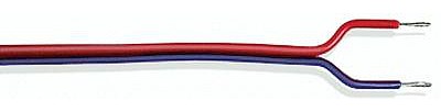 LGB 51235 G Scale Double Conductor Wire -- Blue/Red