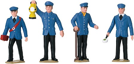LGB 53001 G Scale German Railroad Workers pkg(4)