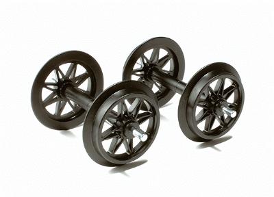 LGB 67303 G Scale Double Spoked Wheel Set -- pkg(2)