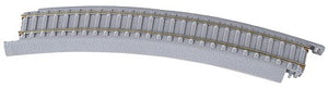 Life Like 8894 HO Scale Curved Track - Power-Loc(TM) -- 18" Radius Nickel Silver pkg(50)