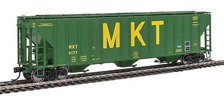 Walthers Proto 920-106164 HO Scale 55' Evans 4780 Covered Hopper - Ready To Run -- Missouri-Kansas-Texas(TM) #4177