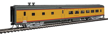 Walthers Proto 920-18603 HO Scale 85' ACF 48-Seat Diner Union Pacific(R) Heritage Fleet - Ready to Run - Lighted -- Union Pacific UPP #302 "Overland" (Armour Yellow, gray, red)