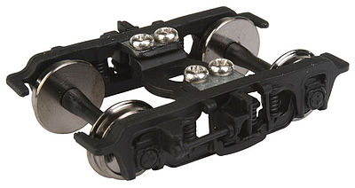 Walthers Proto 920-2100 HO Scale GSC 41-NDO (CIB) Outside Swing 4-Wheel Passenger Trucks w/36" Wheels -- Black - 1 Pair