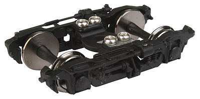 Walthers Proto 2102 HO Scale GSC 41-HR Passenger Trucks w/36" Metal Wheels -- Black - 1 Pair