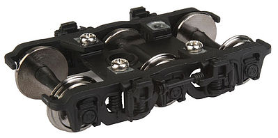 Walthers Proto 920-2114 HO Scale GSC Lightweight 6-Wheel Passenger Trucks from GN Dome -- Black - 1 Pair