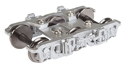 Walthers Proto 2115 HO Scale GSC Lightweight 6-Wheel Passenger Trucks from GN Dome -- Silver - 1 Pair