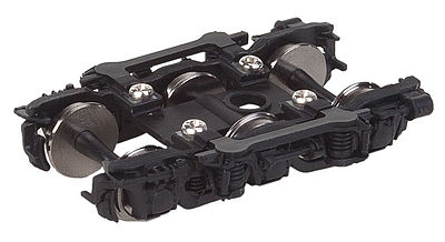 Walthers Proto 920-2134 HO Scale GSC 11' Six-Wheel Trucks - Pullman-Standard Super Dome -- Black - 1 Pair